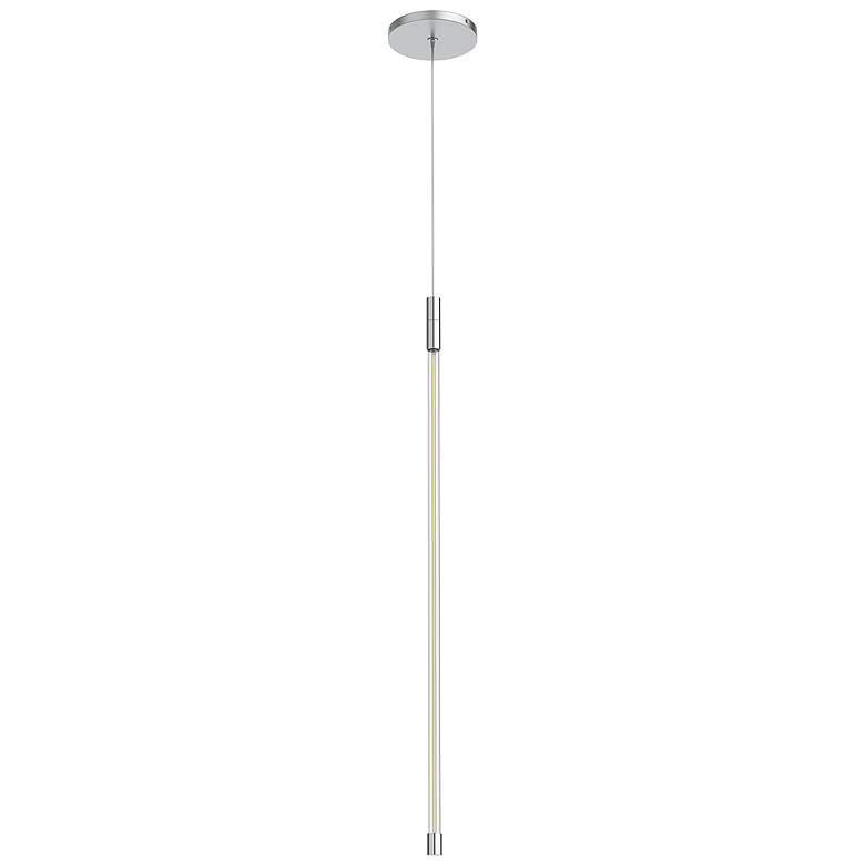 Image 1 Kuzco Motif LED 27-in Chrome Pendant
