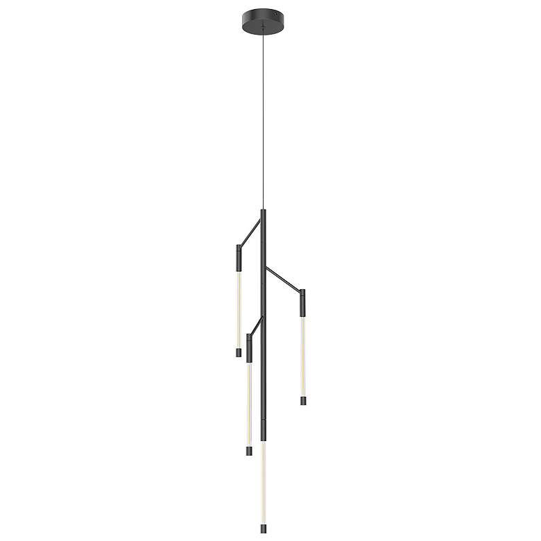 Image 1 Kuzco Motif LED 38-in Black Pendant