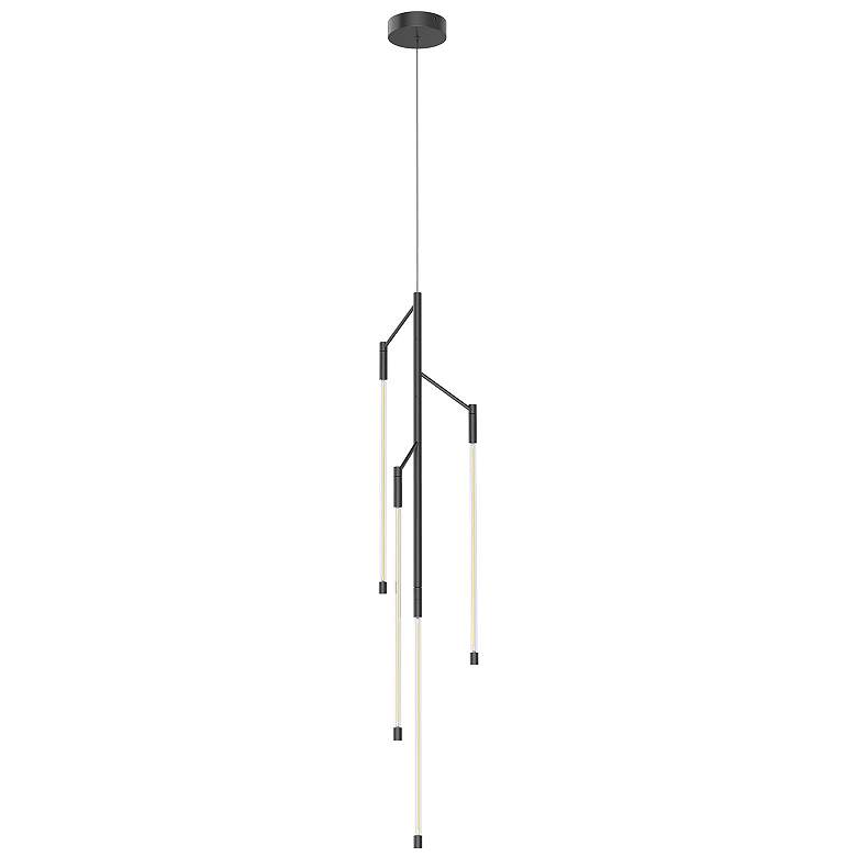 Image 1 Kuzco Motif LED 46-in Black Pendant