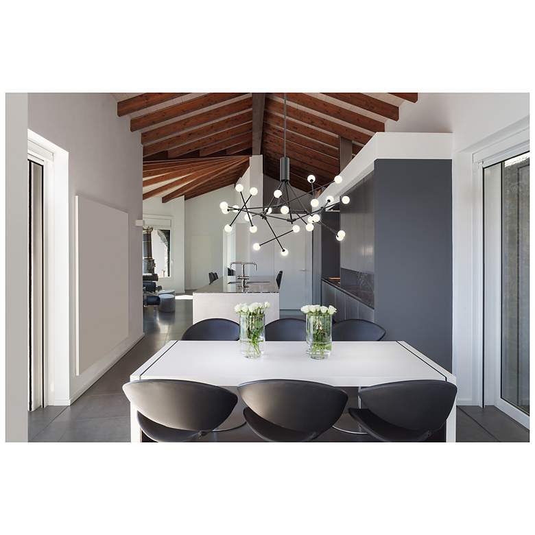 Image 3 Kuzco Moto LED 39-in Black LED Chandeliers more views