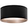 Kuzco Mousinni LED 18-in Black Flush Mount