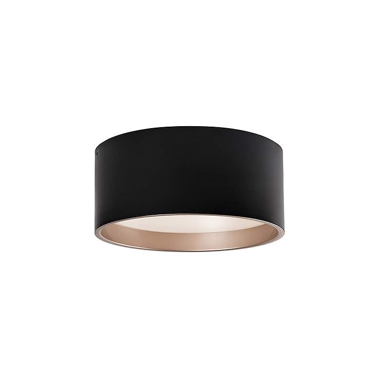 Image 2 Kuzco Mousinni LED 18-in Black Flush Mount more views