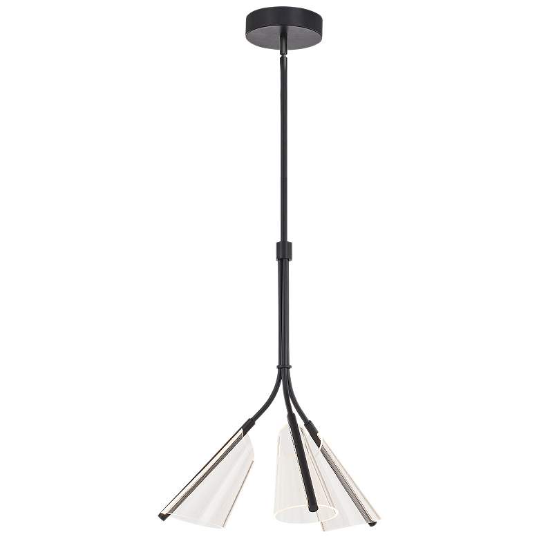 Image 1 Kuzco Mulberry LED 22-in Black/Light Guide Pendant