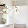1_Kuzco Mulberry LED 22-in Brushed Gold/Light Guide Pendant