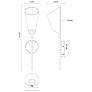 4_Kuzco Mulberry LED 24-in Brushed Gold/Light Guide Wall Sconce more views