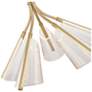 3_Kuzco Mulberry LED 28-in Brushed Gold/Light Guide LED Chandeliers more views