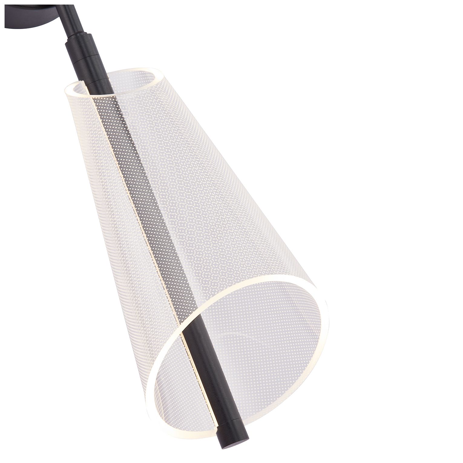 Image 5 Kuzco Mulberry LED 29-in Black/Light Guide Wall Sconce more views