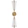 Kuzco Mulberry LED 29-in Brushed Gold/Light Guide Wall Sconce