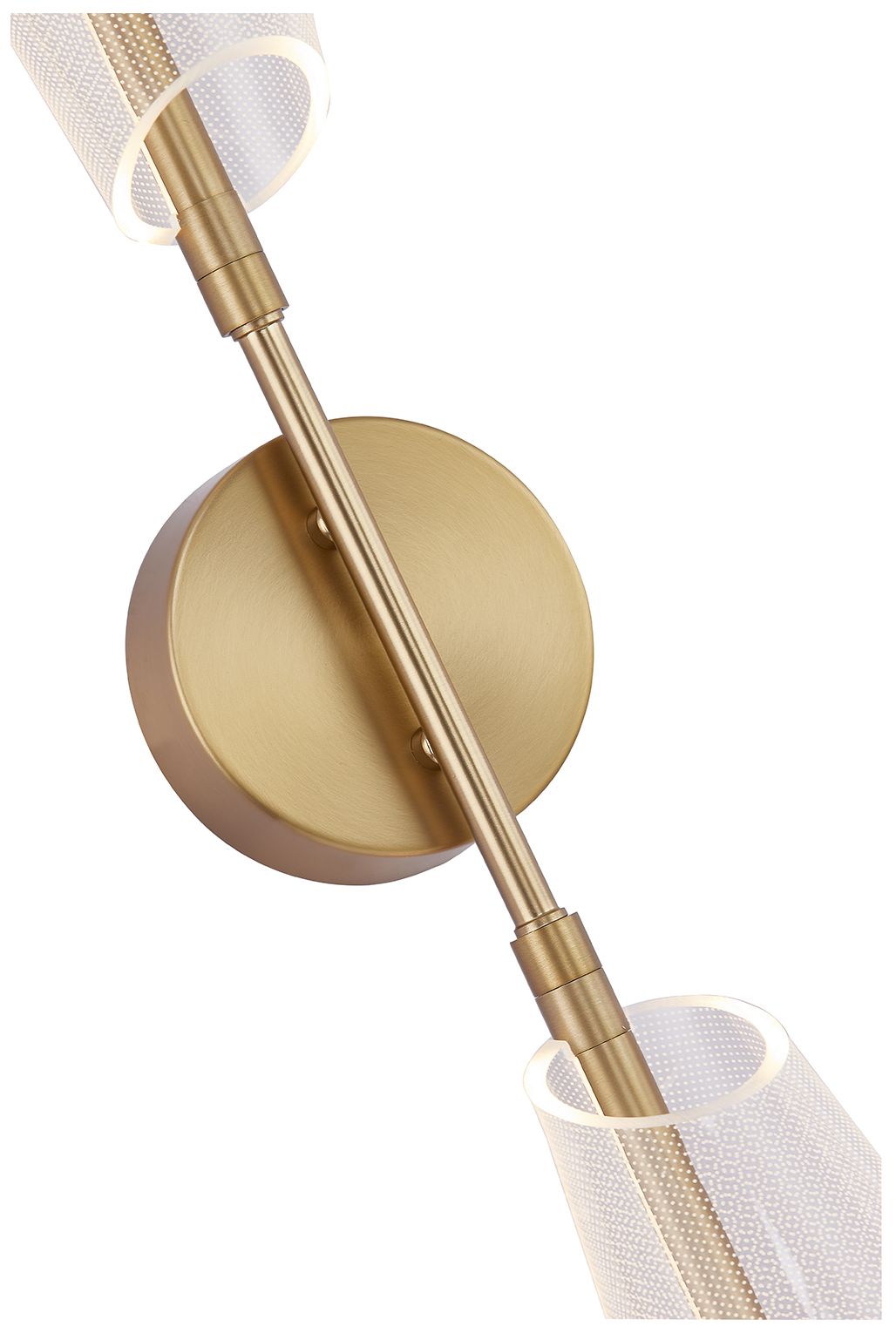 Image 4 Kuzco Mulberry LED 29-in Brushed Gold/Light Guide Wall Sconce more views