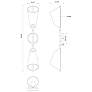 5_Kuzco Mulberry LED 29-in Brushed Gold/Light Guide Wall Sconce more views