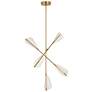 1_Kuzco Mulberry LED 37-in Brushed Gold/Light Guide LED Chandeliers