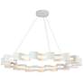 1_Kuzco Nami LED 35-in Antique White Chandelier