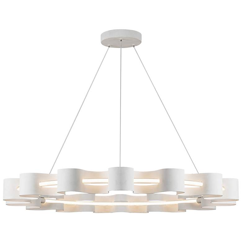 Image 3 Kuzco Nami LED 35-in Antique White Chandelier more views