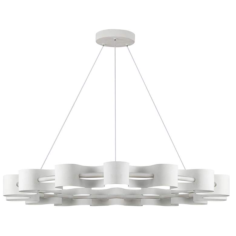 Image 4 Kuzco Nami LED 35-in Antique White Chandelier more views