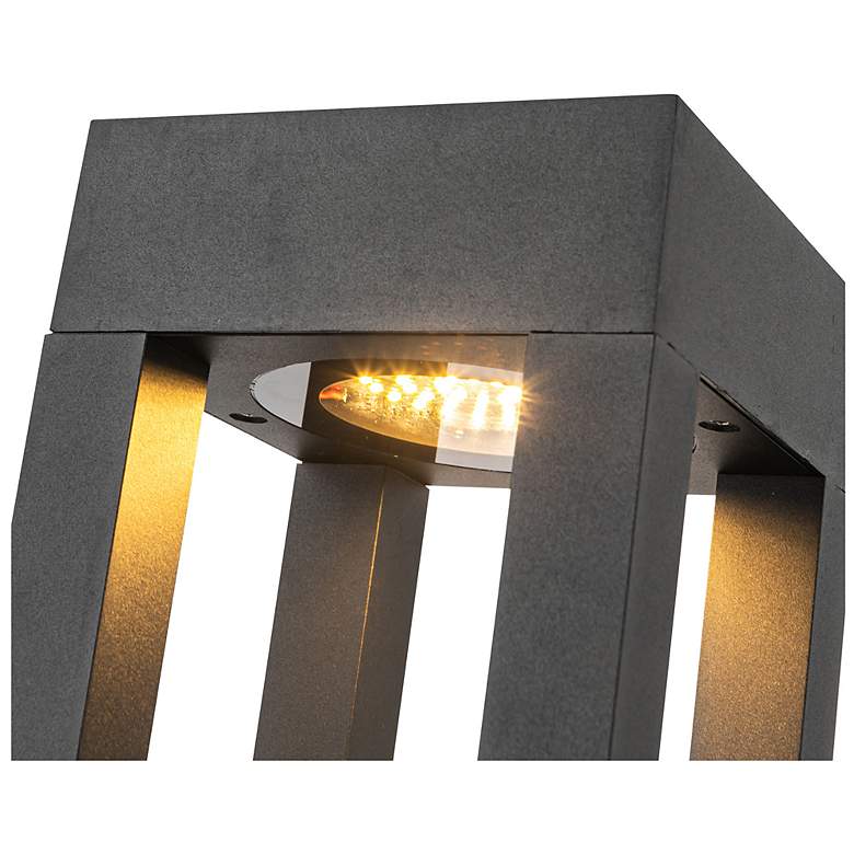 Image 4 Kuzco Napa LED 24-in Black Exterior Bollard more views