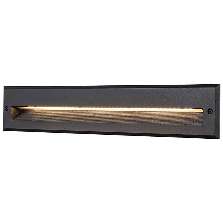 Image 2 Kuzco Newport 20-in Black Exterior Wall/Step Lights more views