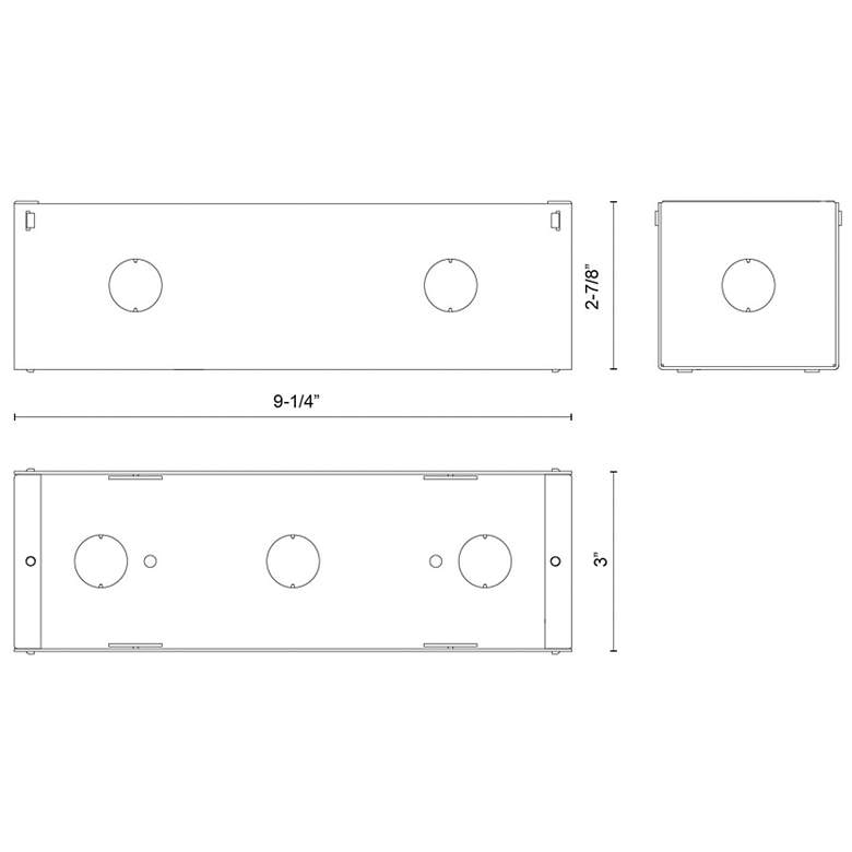 Image 6 Kuzco Newport N/A Exterior Wall/Step Light Back Box more views