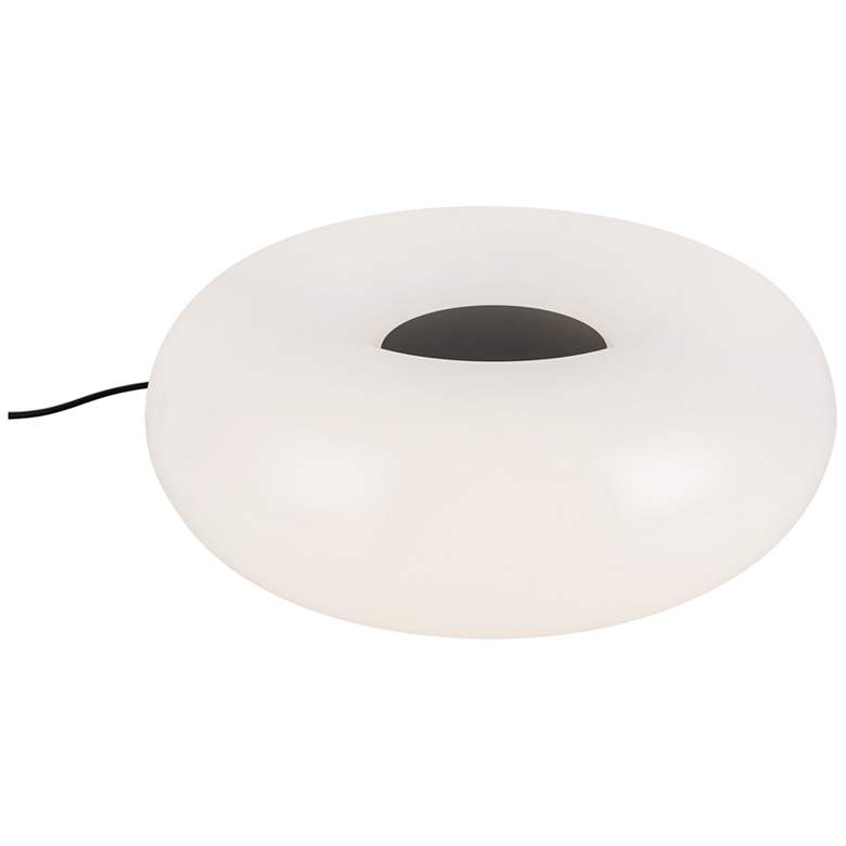 Image 1 Kuzco Nimbus LED 12-in Black/Opal Glass LED Table Lamp