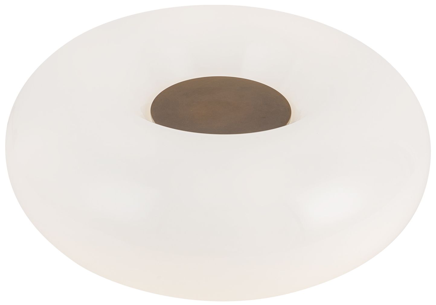 Image 4 Kuzco Nimbus LED 12-in Vintage Brass/Opal Glass LED Table Lamp more views