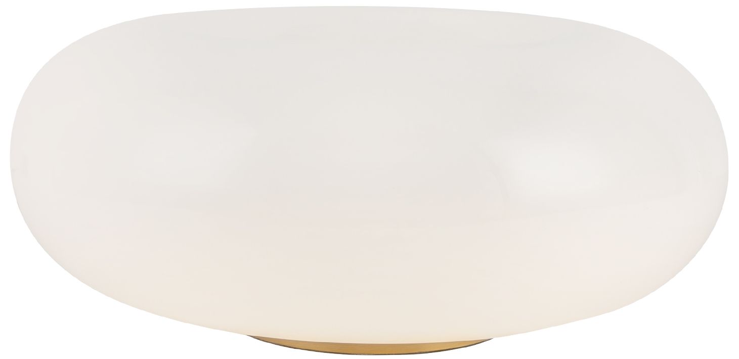 Image 5 Kuzco Nimbus LED 12-in Vintage Brass/Opal Glass LED Table Lamp more views