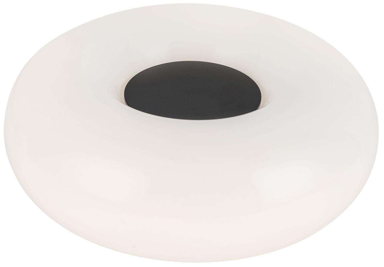 Image 2 Kuzco Nimbus LED 8-in Black/Opal Glass LED Table Lamp more views