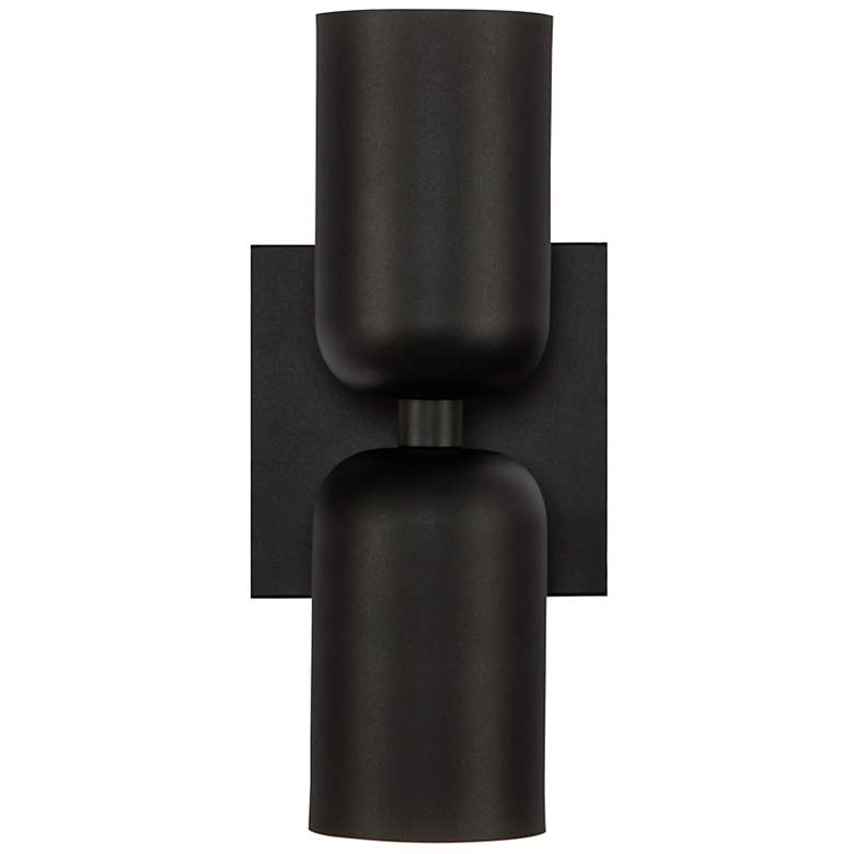 Image 3 Kuzco Nola E26 12-in Black Wall Sconce more views
