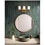 3_Kuzco Nola E26 18-in Brushed Gold/Glossy Opal Glass Vanity Light more views
