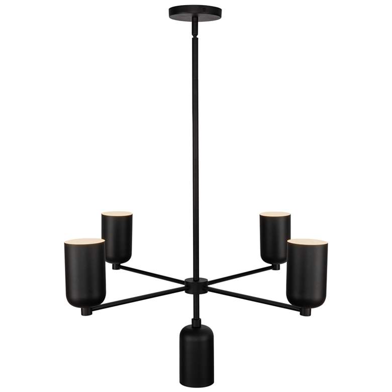 Image 1 Kuzco Nola E26 31-in Black Chandelier