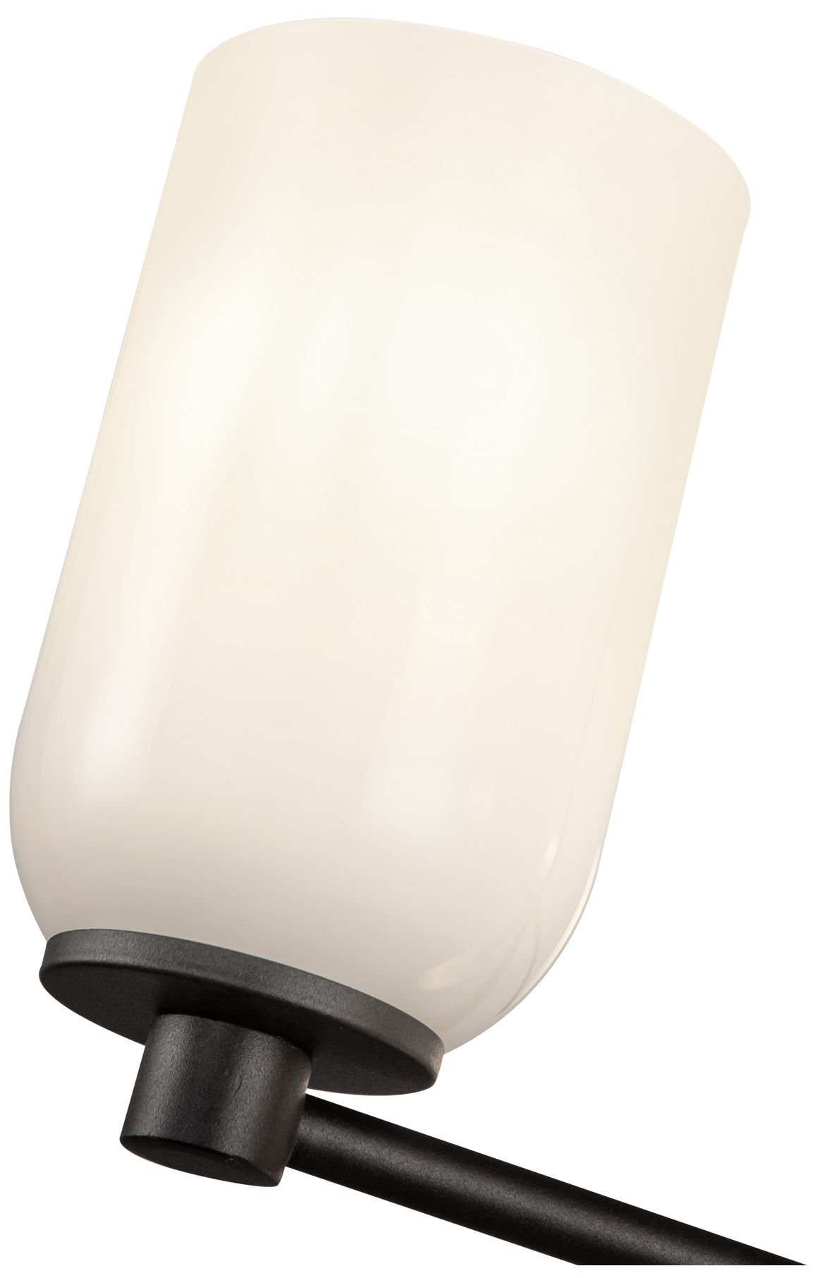 Image 5 Kuzco Nola E26 31-in Black/Glossy Opal Glass Chandelier more views