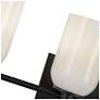 5_Kuzco Nola E26 32-in Black/Glossy Opal Glass Vanity Light more views