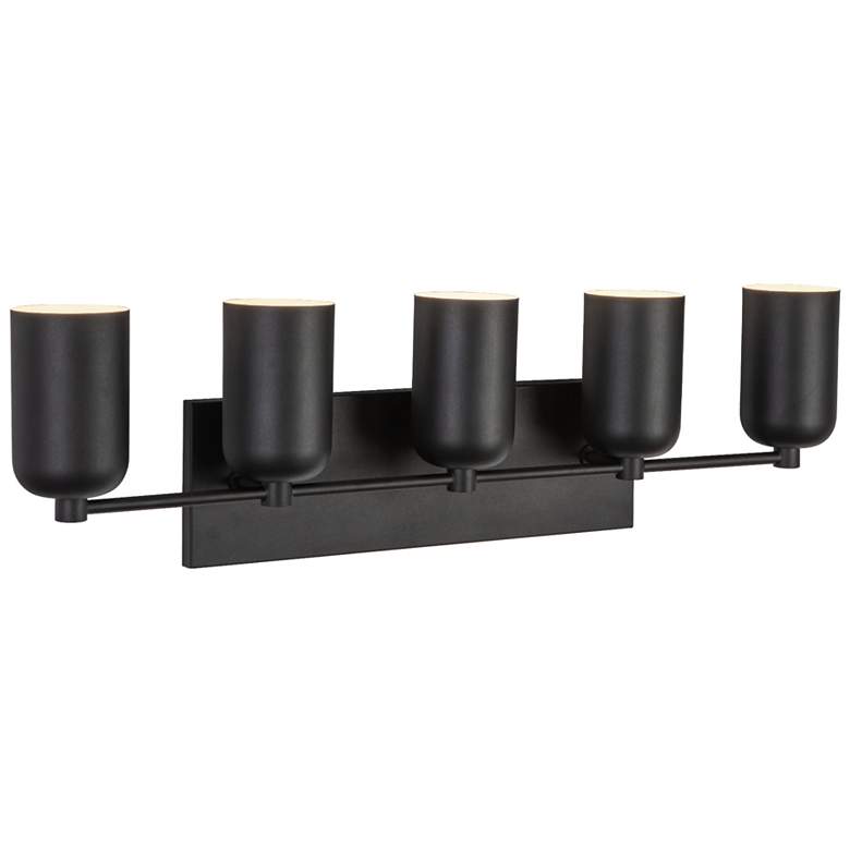 Image 1 Kuzco Nola E26 32-in Black Vanity Light