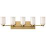 1_Kuzco Nola E26 32-in Brushed Gold/Glossy Opal Glass Vanity Light