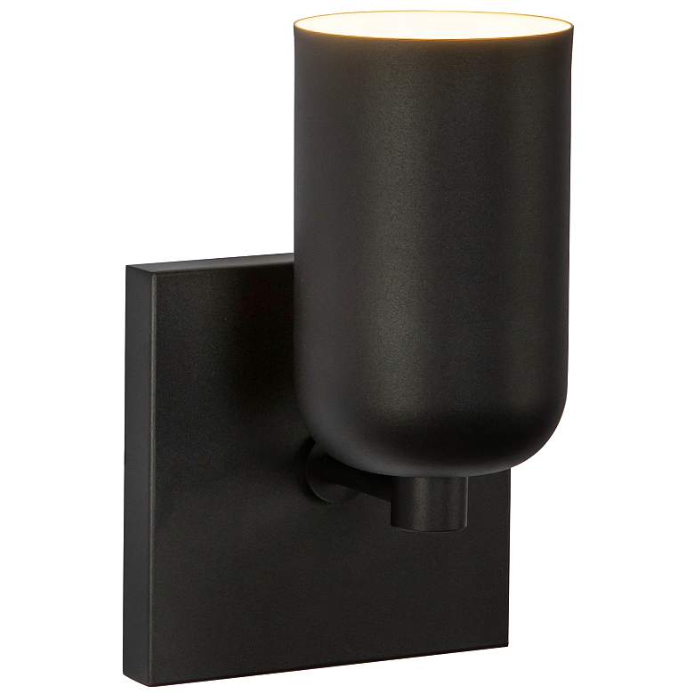 Image 1 Kuzco Nola E26 4-in Black Wall Sconce
