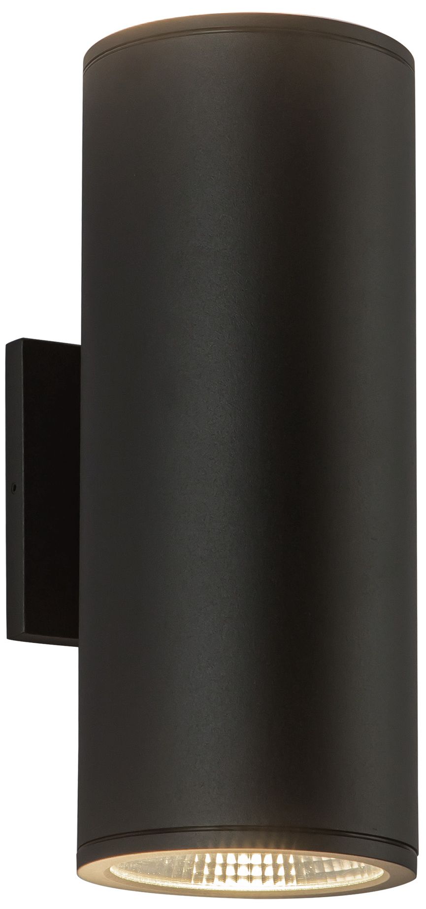 Kuzco Nordic 12-in (5-in Dia.) Black LED Exterior Wall