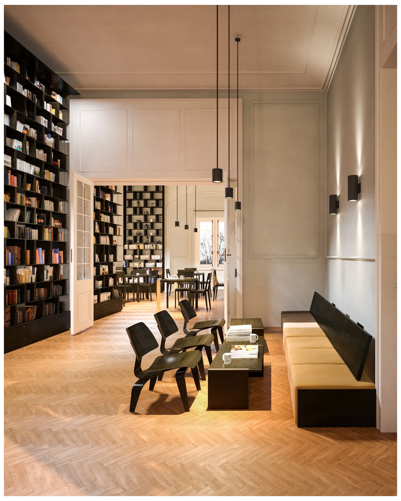 Image 4 Kuzco Nordic 3-in (2-in Dia.) Black LED Exterior Pendant more views