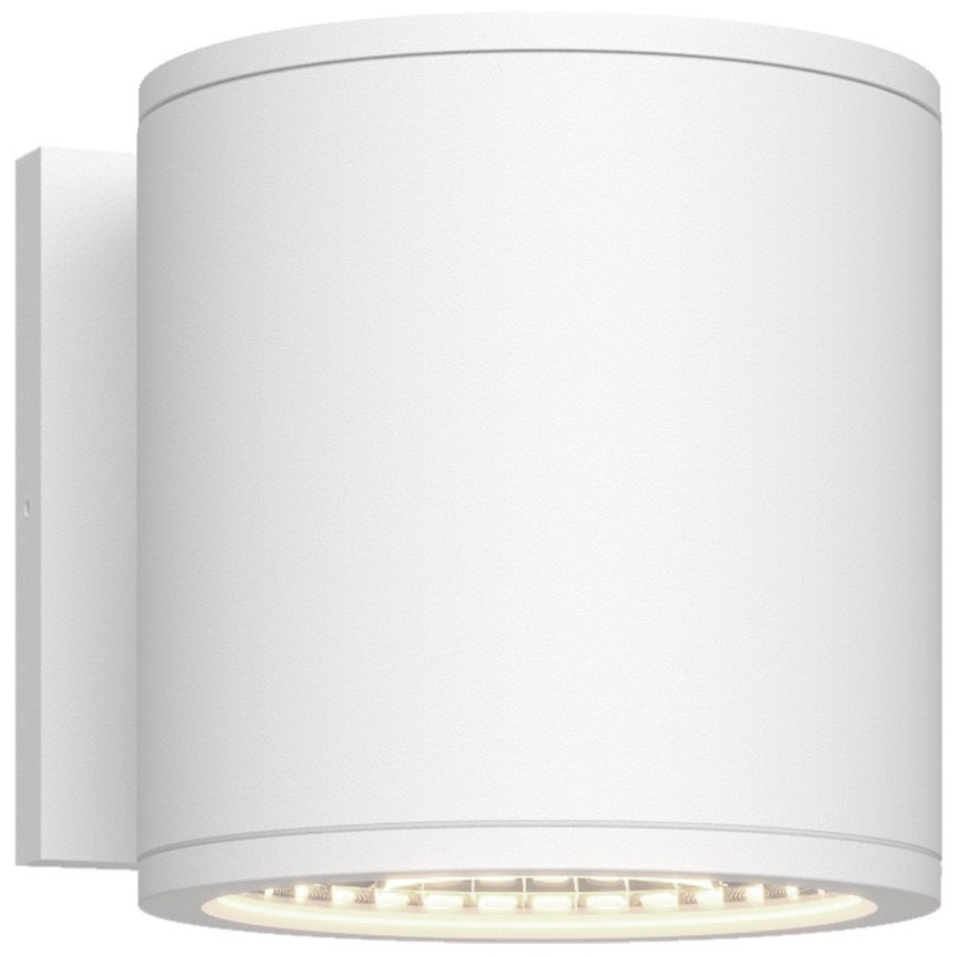 Kuzco Nordic 5-in (5-in Dia.) White LED Exterior Wall