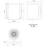 4_Kuzco Nordic 5-in Gray Exterior Wall Sconces more views