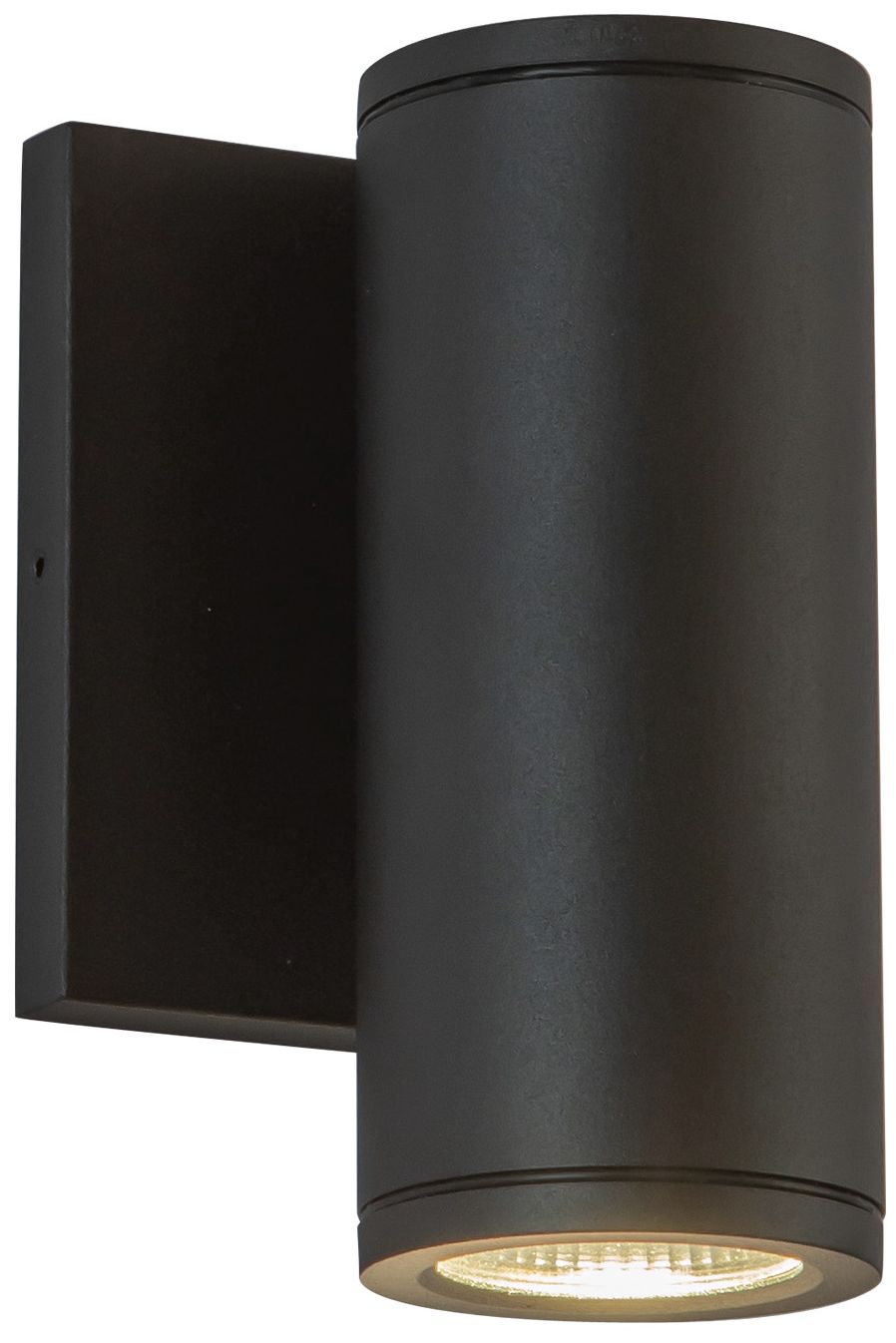 Kuzco Nordic 6-in (2-in Dia.) Black LED Exterior Wall