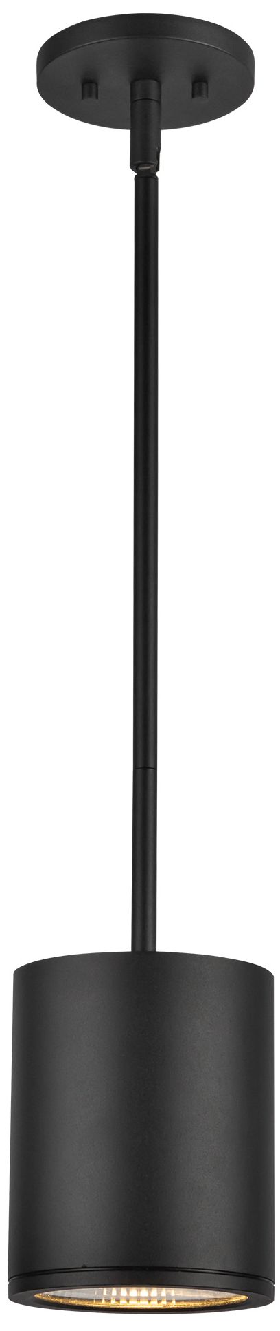 Kuzco Nordic 6-in (5-in Dia.) Black LED Exterior Pendant