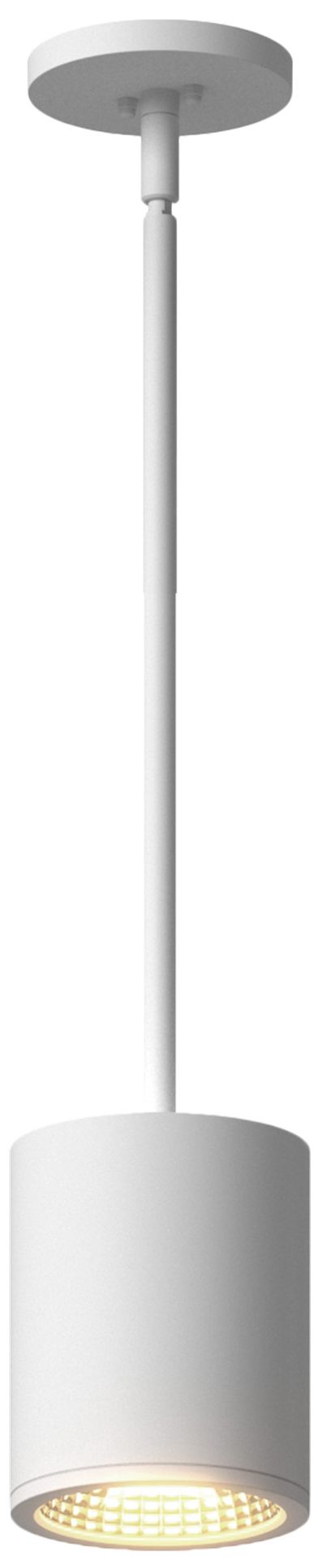 Kuzco Nordic 6-in (5-in Dia.) White LED Exterior Pendant