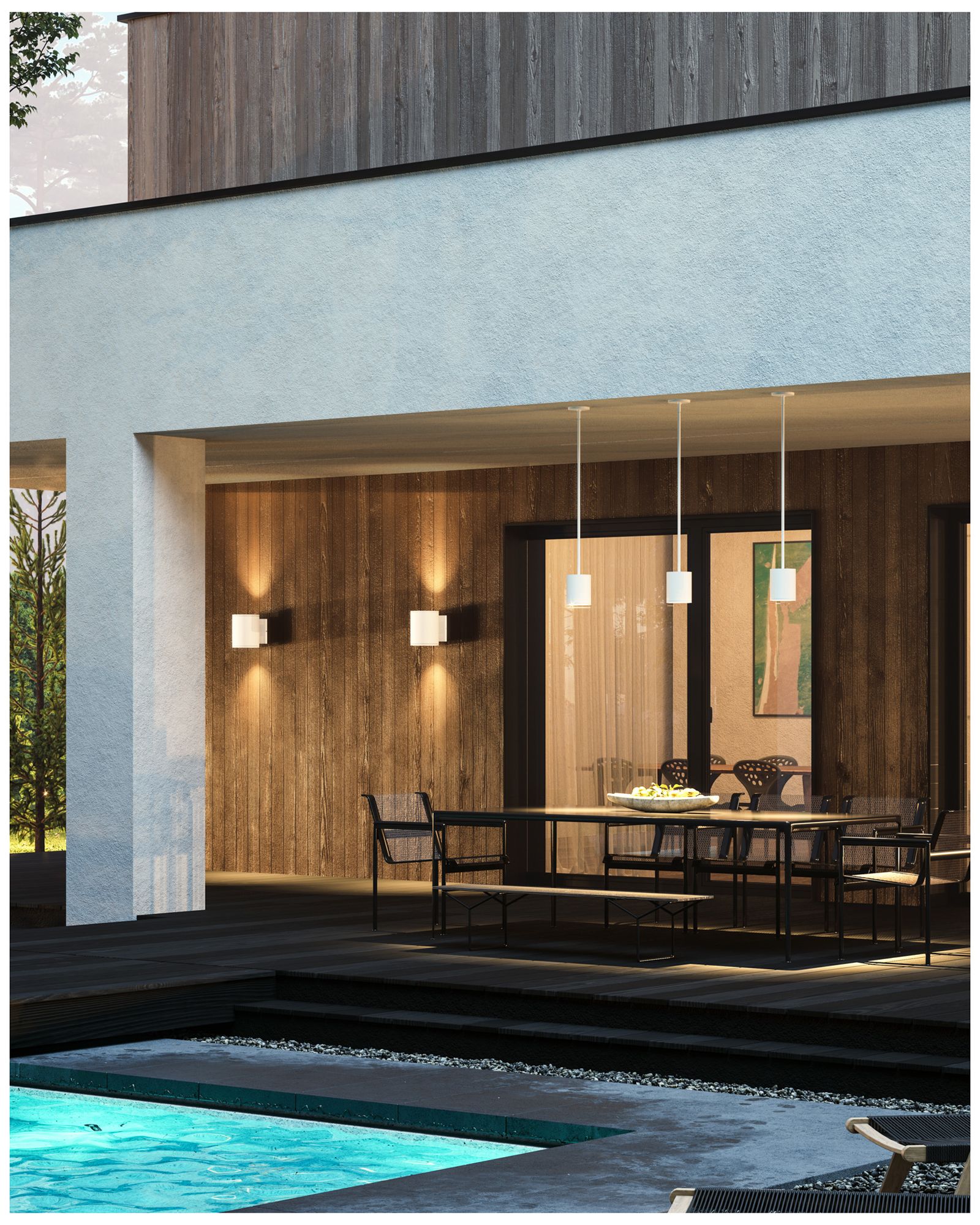 Image 2 Kuzco Nordic 6-in (5-in Dia.) White LED Exterior Wall more views