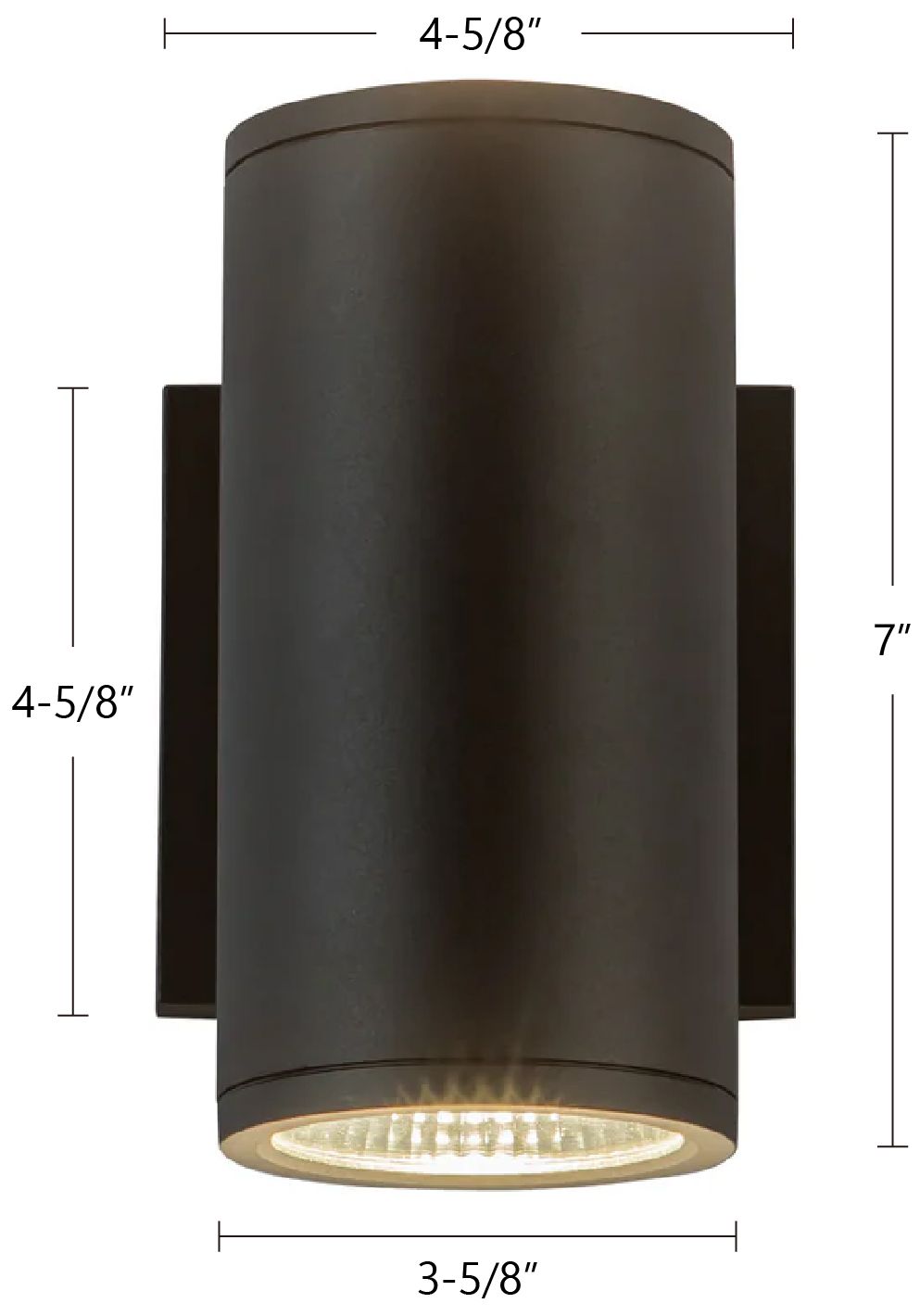 Image 3 Kuzco Nordic 7-in (3-in Dia.) White LED Exterior Wall more views