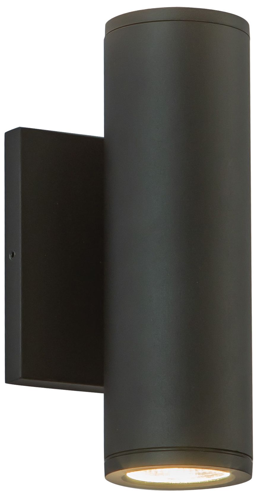 Kuzco Nordic 8-in (2-in Dia.) Black LED Exterior Wall