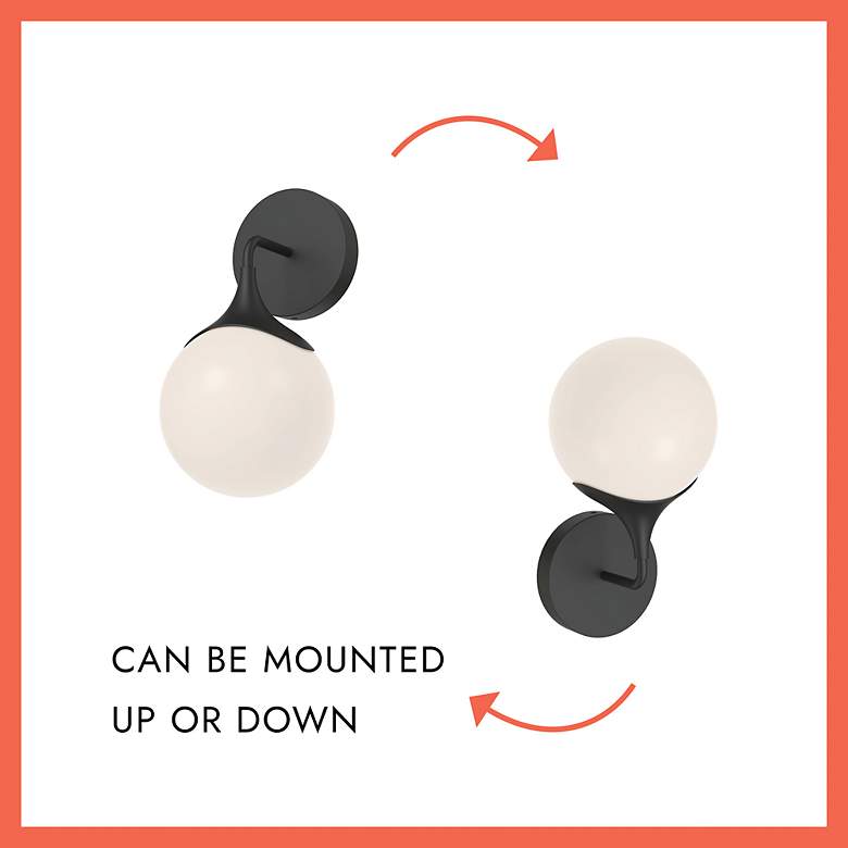 Image 6 Kuzco Nouveau 11 1/2" High Aged Gold Wall Sconce more views