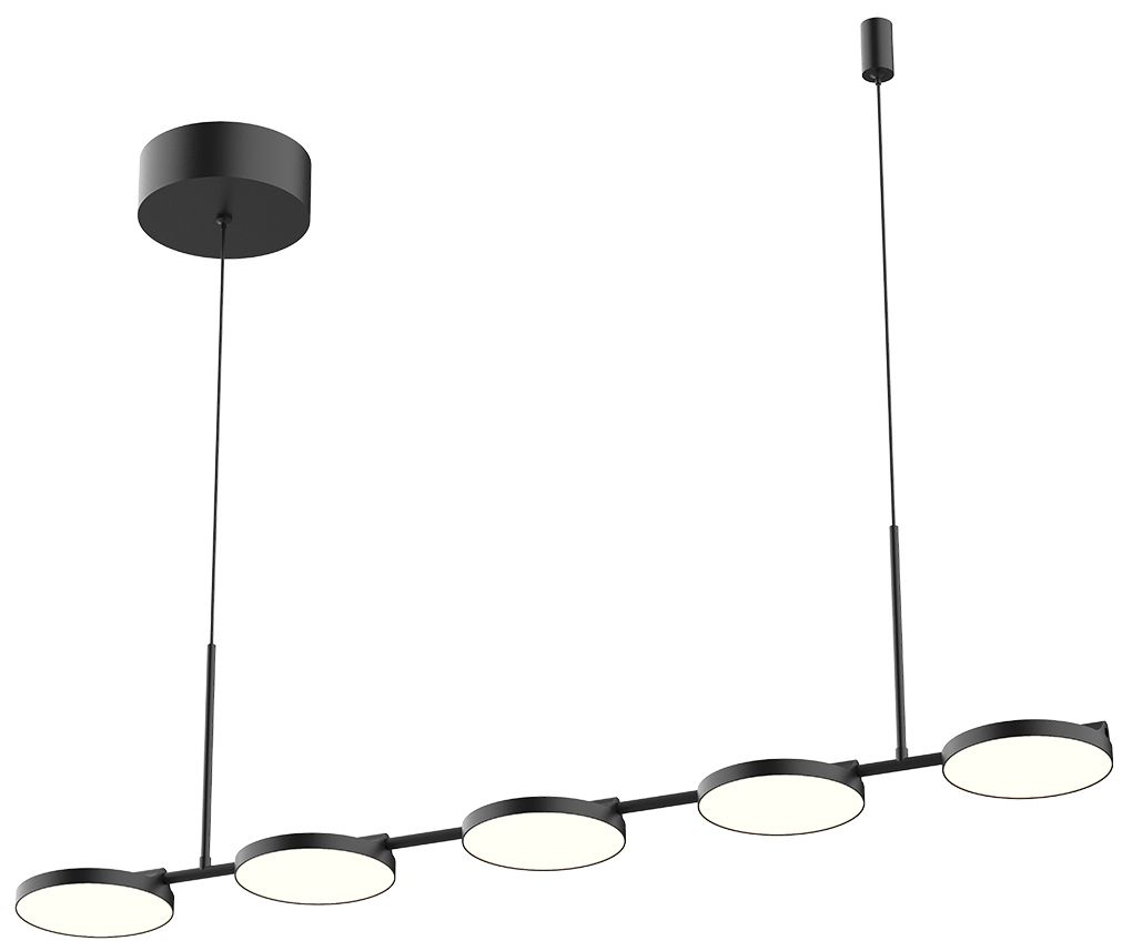 Image 5 Kuzco Novel LED 37-in Black Linear Pendant more views
