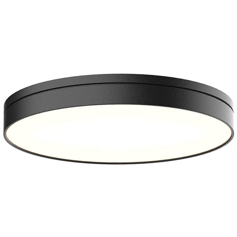 Image 1 Kuzco Novel LED 5-in Black Flush Mount