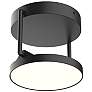 2_Kuzco Novel LED 5-in Black Semi-Flush Mount