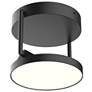 2_Kuzco Novel LED 5-in Black Semi-Flush Mount