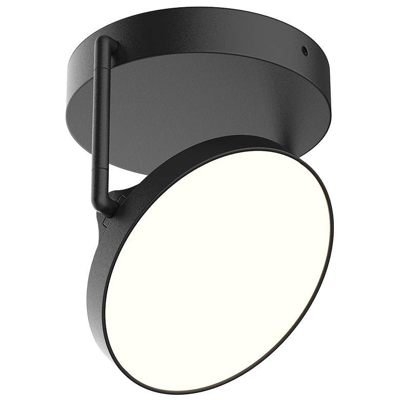 Image 4 Kuzco Novel LED 5-in Black Semi-Flush Mount more views
