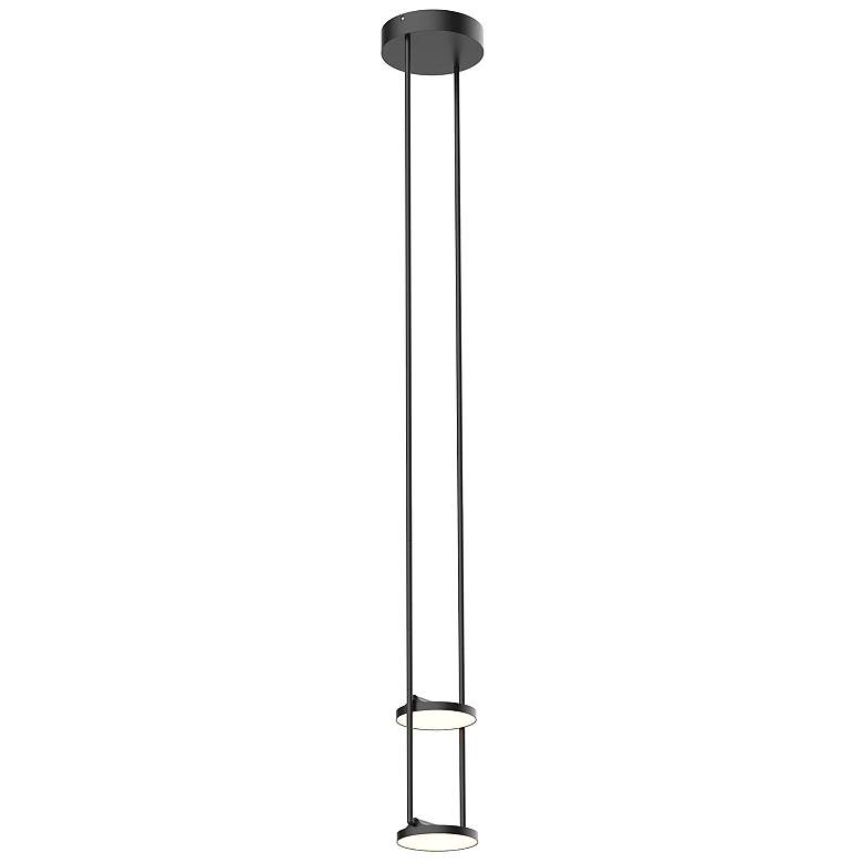 Image 2 Kuzco Novel LED 8-in Black Pendant